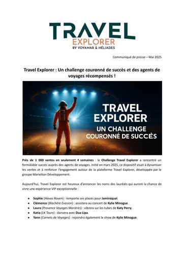 CP4 Travel Explorer 2025